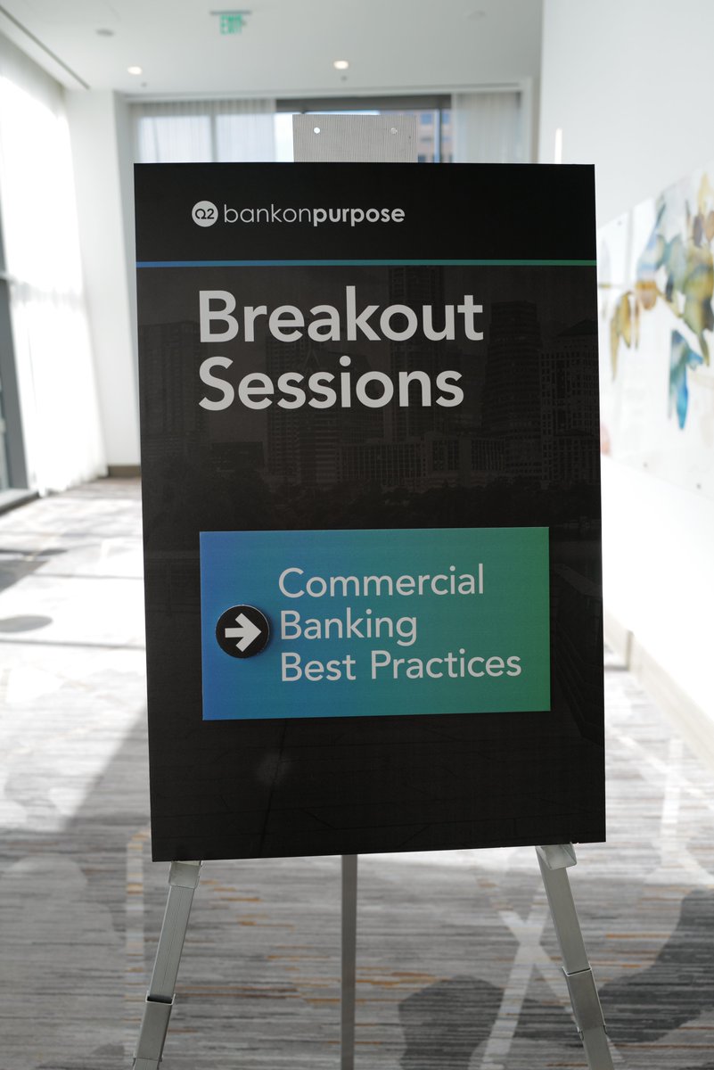 BankOnPurpose's tweet photo. Post-lunch breakout sessions: "Retail Banking Best Practices" and "Commercial Banking Best Practices." π€
#BoP22 https://t.co/qXXQnilt2E