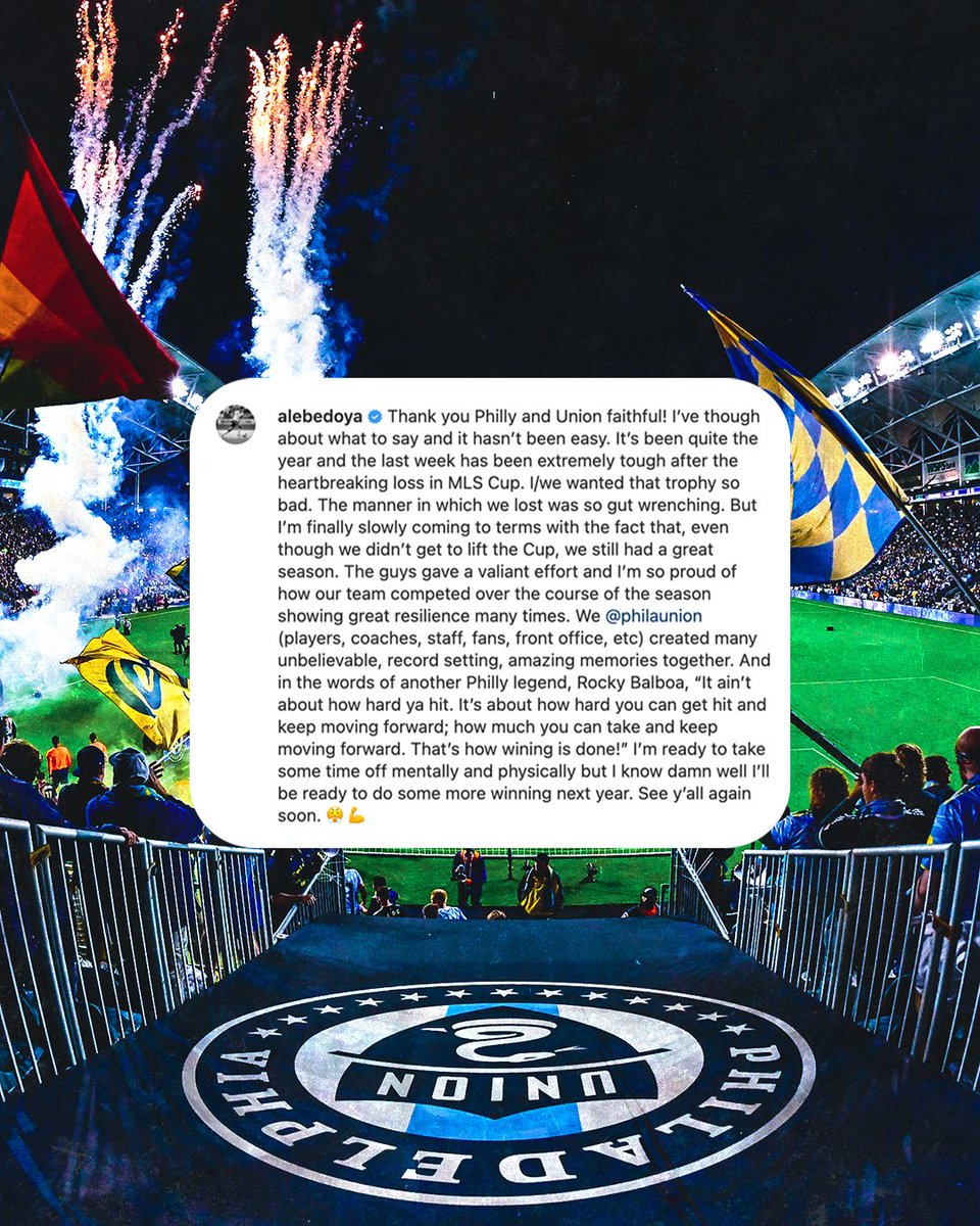 Cappy always says it best 💙

#DOOP | <a href="/AleBedoya17/">Alejandro Bedoya</a>