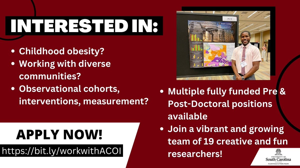 🚨 Thinking about pursuing a PhD or Post-Doctoral Fellow Position?🚨 Apply now: bit.ly/workwithACOI