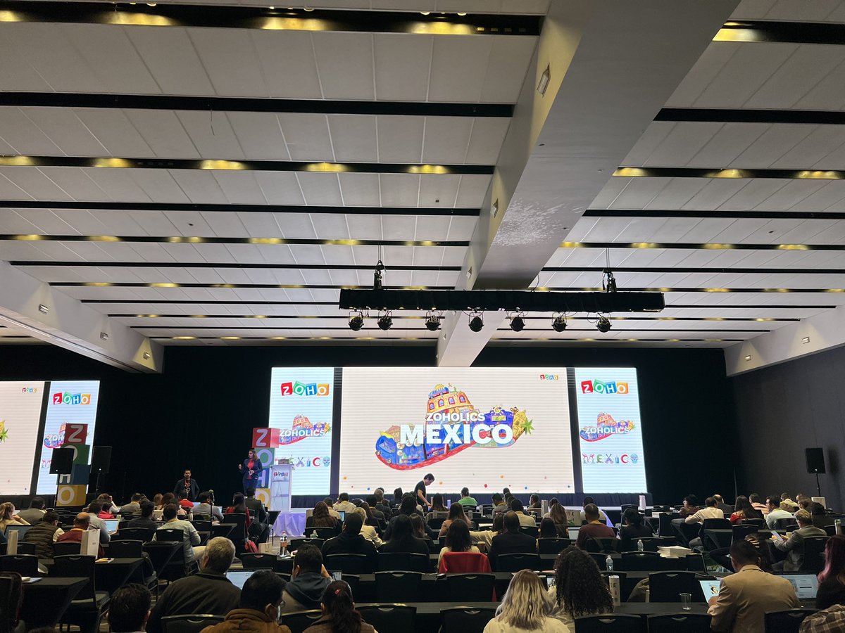 Hoy desde Ciudad de México en el día 1 #ZoholicsMX2022 aprendiendo y conociendo más de esta excelente herramienta de CRM y sus aplicaciones 
<a href="/Zoholics/">Zoholics</a> @zoholics_mexico  @zoholics_mexico