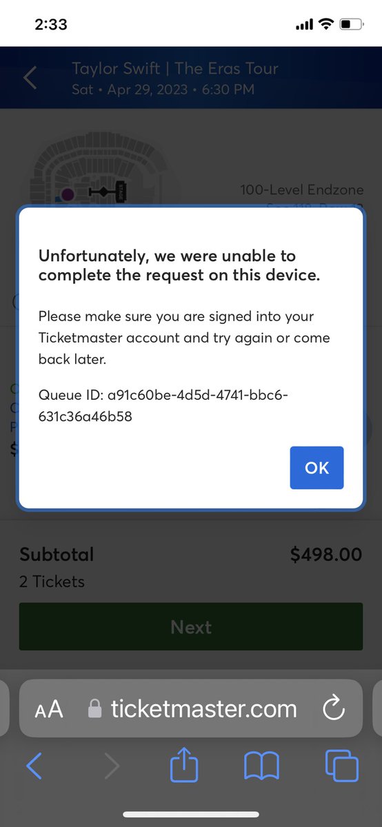 bcuzicanb's tweet photo. @sunireads @Ticketmaster @CapitalOne Same 🤬🤬🤬 https://t.co/xQ5bcioApu