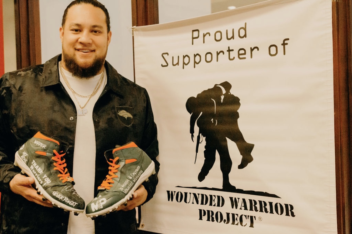 Congrats to <a href="/m_purcell64/">Michael Purcell</a> for being nominated for the <a href="/NFL/">NFL</a> Salute to Service Award presented by <a href="/USAA/">USAA</a>. Michael supported warriors through #MyCauseMyCleats and met warriors to unbox the cleats last year. You can vote for him through Nov. 30: wwp.news/3AjI8bv