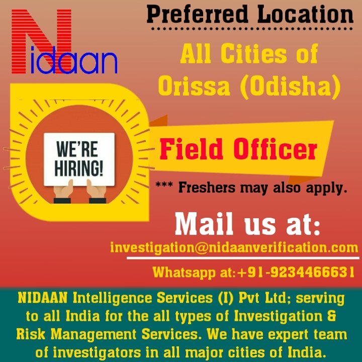 InvestigationE1's tweet photo. #orissa #odisha #JobSearching #jobinodisha #jobinorissa #naukriwala #naukri2022 #naukrijobsearchindia #jobinbhubaneswar #jobinrourkela #jobincuttack #jobinsambalpur #jobinpuri #jobinbalasore #jobnearus #jobnearme #jobinallcitiesoforissa #jobinallcitiesofodisha #jobseekers #jobs https://t.co/Z87cnCz8H6