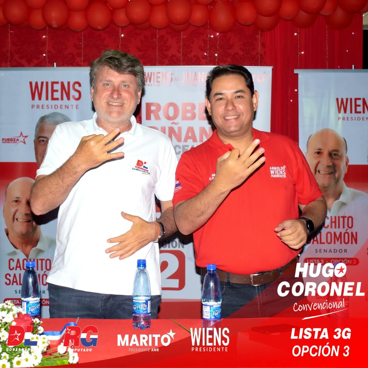 HCORONELPY's tweet photo. Anoche #AtodaMaquina,  después de mucho tiempo, tuvimos la oportunidad de poder compartir uno de los más hermosos y grandes encuentros republicano en nuestra querida ciudad de Piribebuy, en total apoyo a la LISTA 3 del Movimiento Fuerza Republicana. 🚩🇳🇱 https://t.co/aRl5l5ixc7