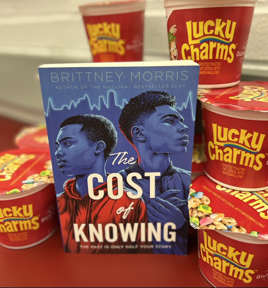 Molly Moore (Fulton Library) (@overinthelib) on Twitter photo Our #projectlitcomm book club discussed The Cost of Knowing by <a href="/BrittneyMMorris/">Brittney Morris THIS BOOK MIGHT BE ABT ZINNIA 7/25</a> this morning while munching on Isaiah’s favorite cereal <a href="/LuckyCharms/">Lucky Charms</a> — because his time is running out! Students are so into this book & luckily they each get to keep it. Link to sponsor books in bio Our #projectlitcomm book club discussed The Cost of Knowing by <a href="/BrittneyMMorris/">Brittney Morris THIS BOOK MIGHT BE ABT ZINNIA 7/25</a> this morning while munching on Isaiah’s favorite cereal <a href="/LuckyCharms/">Lucky Charms</a> — because his time is running out! Students are so into this book & luckily they each get to keep it. Link to sponsor books in bio