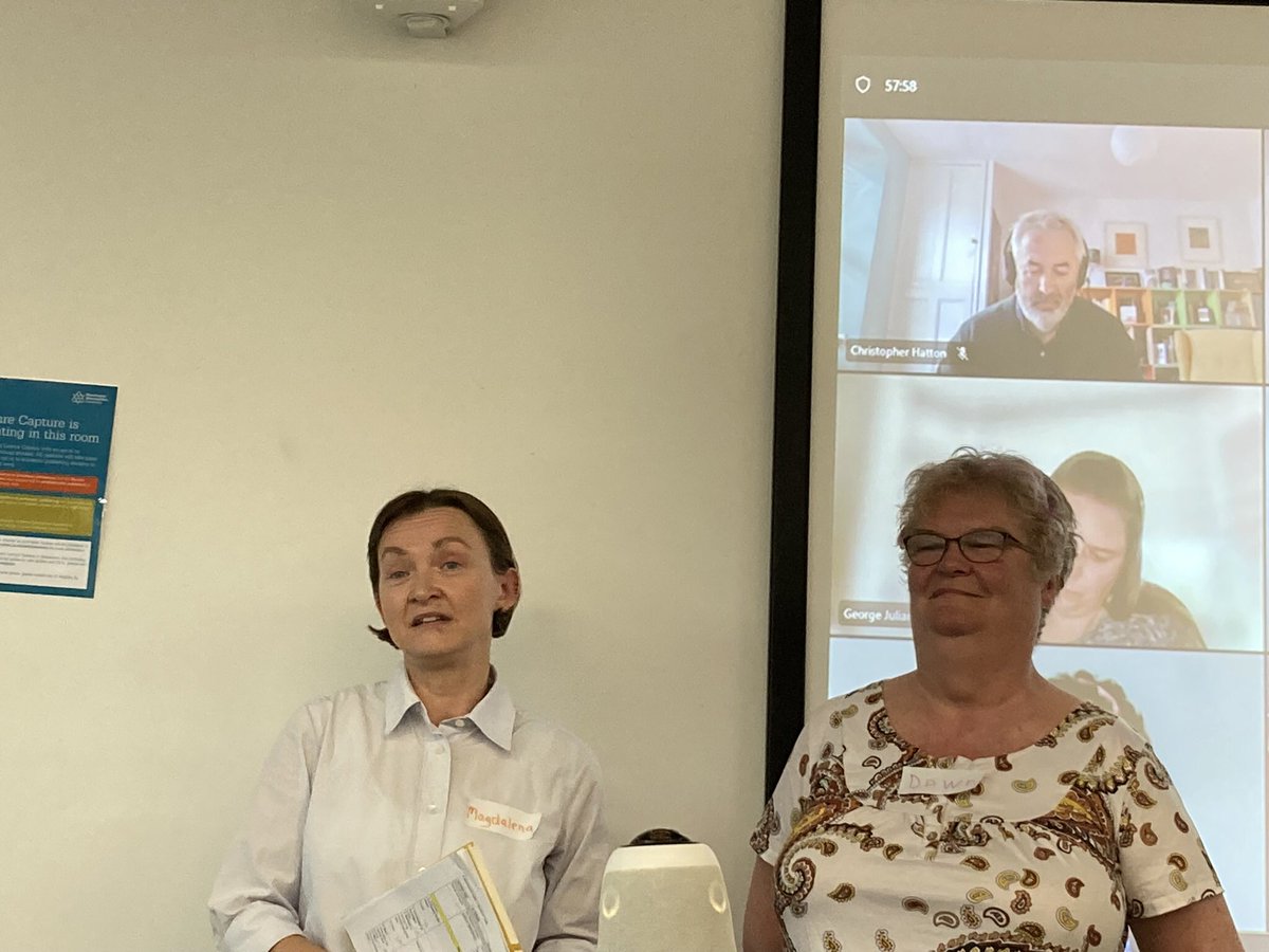 Richard, Shirley, Michael and Mel went to a co production workshop about the findings from the Growing Older Planning Ahead research and what changes are needed. Great to see so many people in the room &amp; onscreen! <a href="/sarasiobhan/">Prof Ryan</a> <a href="/firstmcr/">mcr people first</a> @VickyByrne1 <a href="/LearningMet/">Learning Disabilities & Autism at Manchester Met</a> <a href="/OlderAhead/">GrowingOlderPlanningAhead</a>