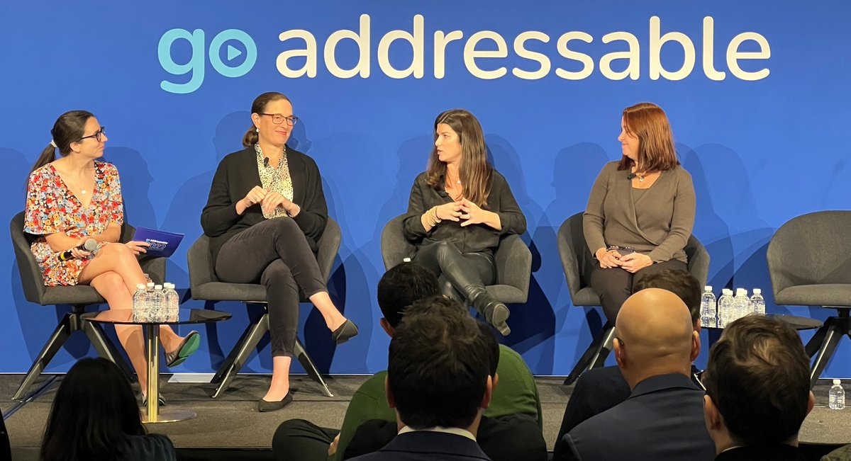 SpectrumReach's tweet image. &quot;We call it redistribution of frequency. I think addressable TV is all right for all brands, but advertisers use it in different ways.&quot; -Sam Rose, @HorizonMedia, at the #GoAddressable event in NYC. #addressableTV #addressability #tvadvertising #advertising #advertisinginsights