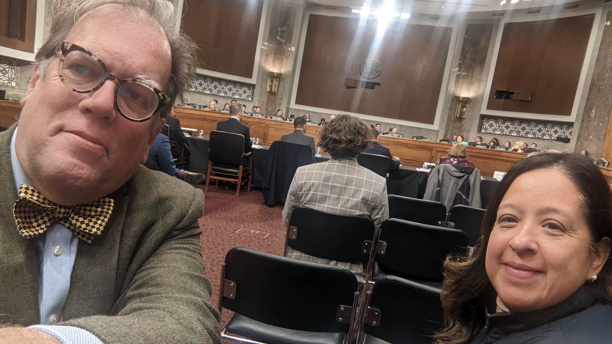 Hanging out with <a href="/RosieTorres73/">Rosie Lopez Torres</a> of <a href="/Burnpit360/">Burnpits360</a> at <a href="/SVACDems/">Senate Veterans' Affairs Committee Dems</a> / <a href="/SVACGOP/">Senate VA Republicans</a> hearing on #PACTAct implementation.  

While <a href="/NatlDefenseCtte/">Nat'l Defense Ctte</a> appreciates hearing being held, seems no one asks the important q's: how long will vets have to wait for health care? Afraid it will be months.