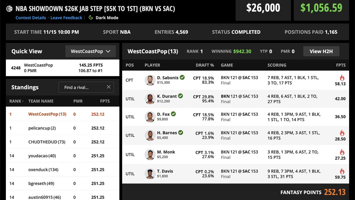 Daily Fantasy Nerd tweet media