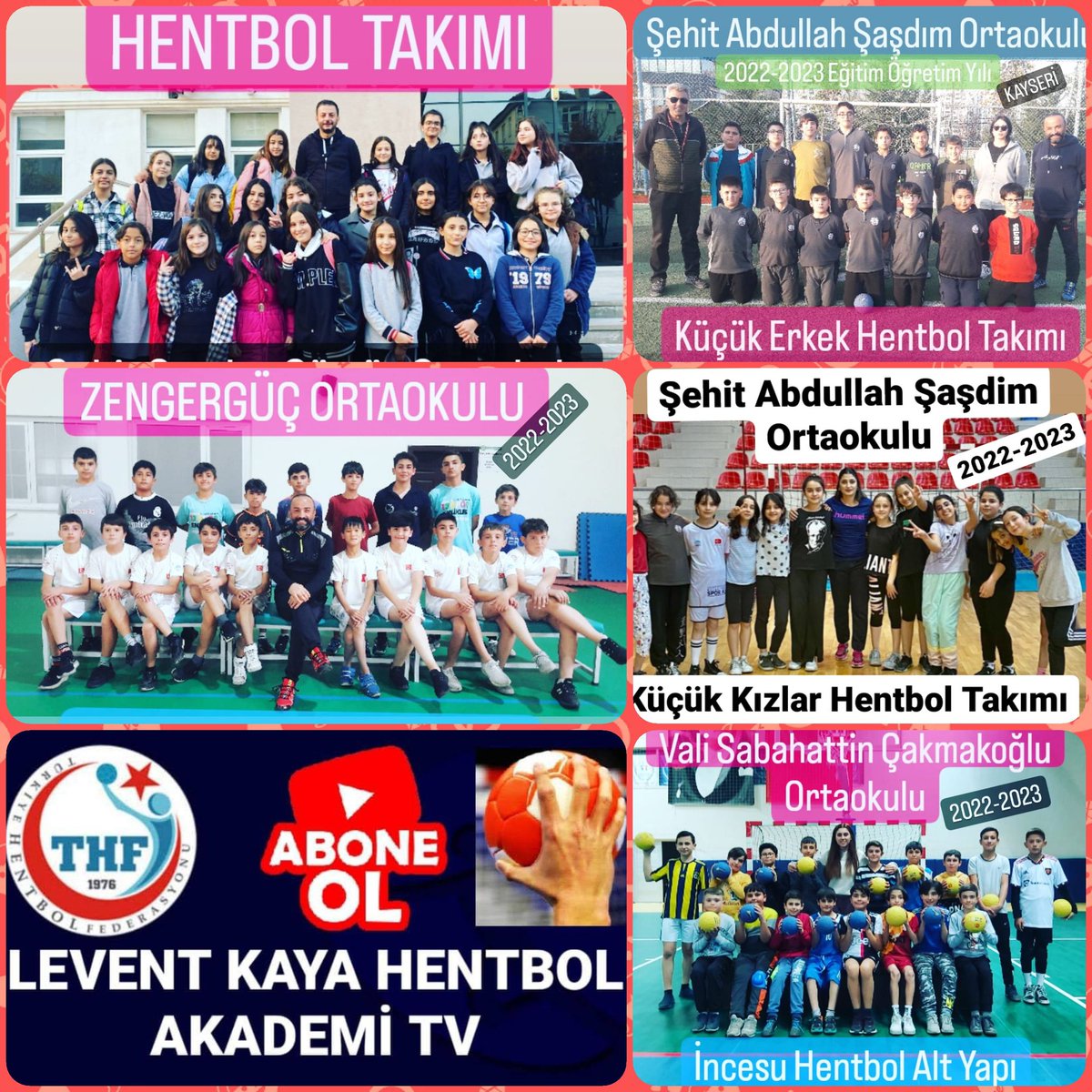 KAYSERİ HENTBOL FABRİKASI HENTBOL İL  LEVENT KAYA,  ALİ KAYA, SONAY ALTUNAY VE ŞEYDA GÜRGEN İLE BİRLİKTE OKULLU KULÜPLÜ ANALİG ALT YAPISI İÇİN YENI SEZONA FIRTINA GİBİ GİRİP 300 DEN FAZLA SPORCUYLA ANTRENMANLARINA DEVAM ETMEKTEDIRLER.