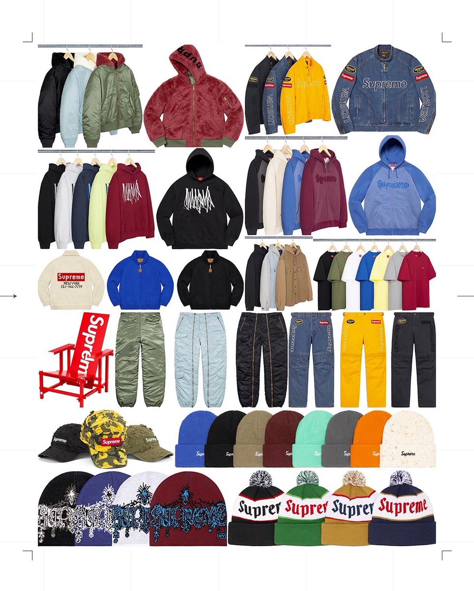 DropsByJay on X: Supreme Week 11 Guide Here are the retail prices and  droplist for this weeks Supreme release. Dropping Thursday, May 4th at 11am  Est/17:00 CEST/16:00 BST/Japan on Saturday. What are