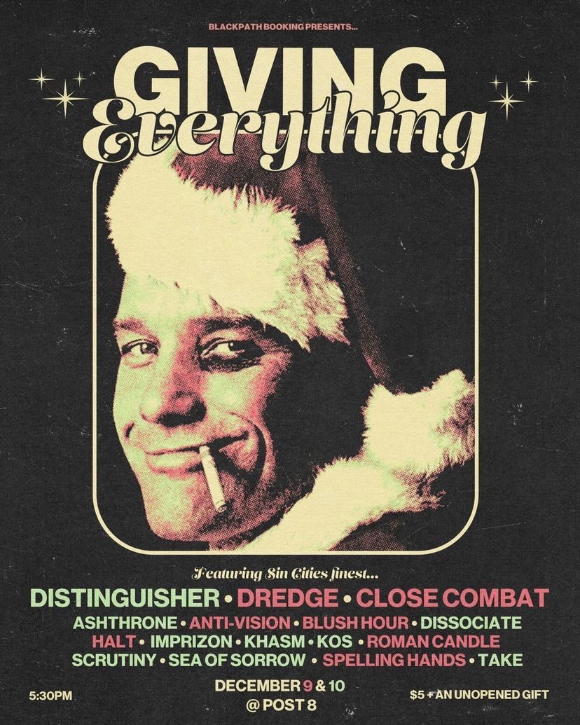 DECEMBER 9 &amp; 10 STACKED LINEUP! DONT MISS THIS! 

$5 + AN UNOPENED TOY (FOR CHILDREN RANGING 2-18) 

THANK YOU <a href="/blackpathlvhc/">Blackpath LVHC</a> FOR LETTING US BE A PART OF THIS 🦾