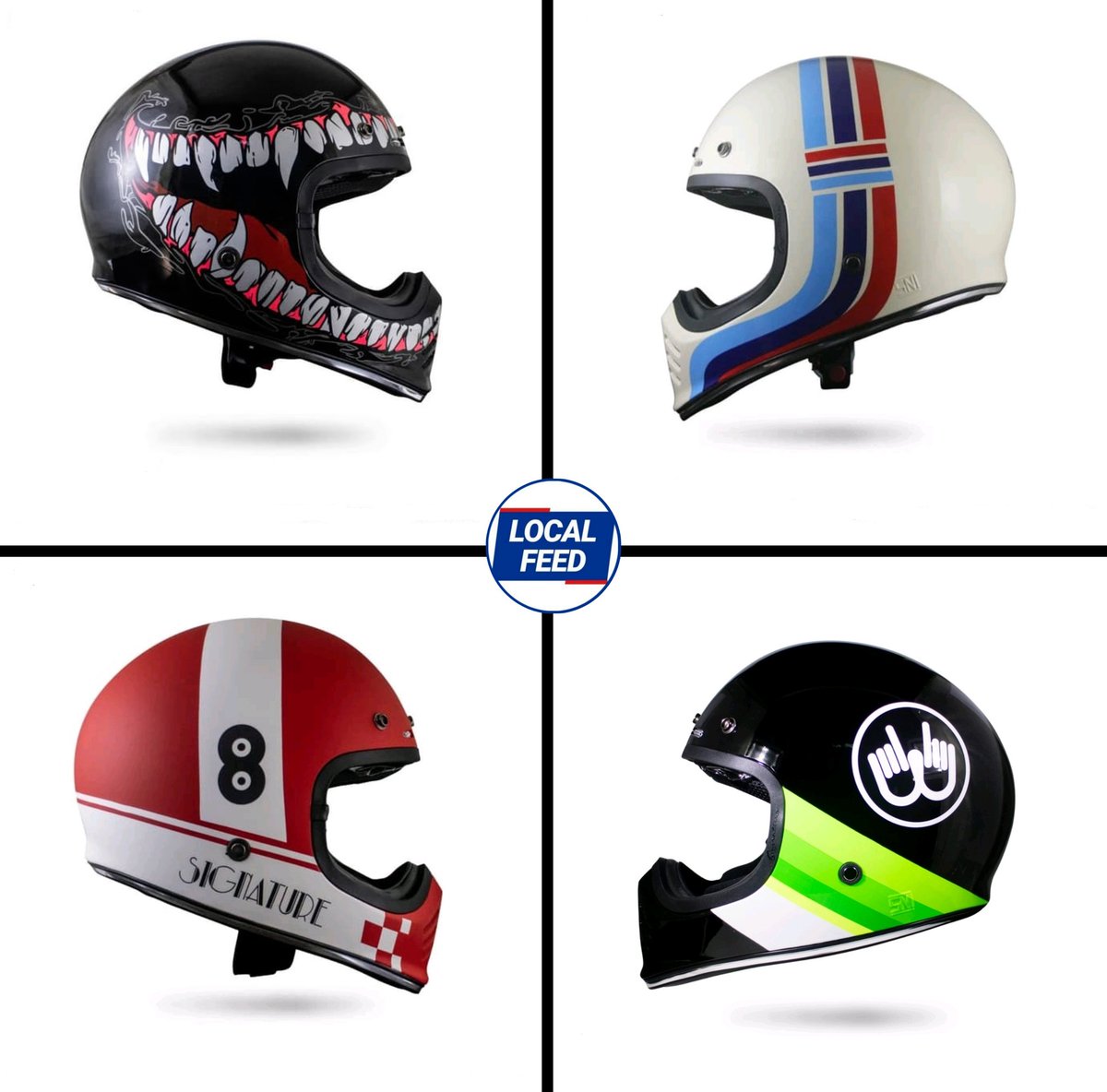 Rekomendasi helm full face retro 🔥

Local brand 🇲🇨