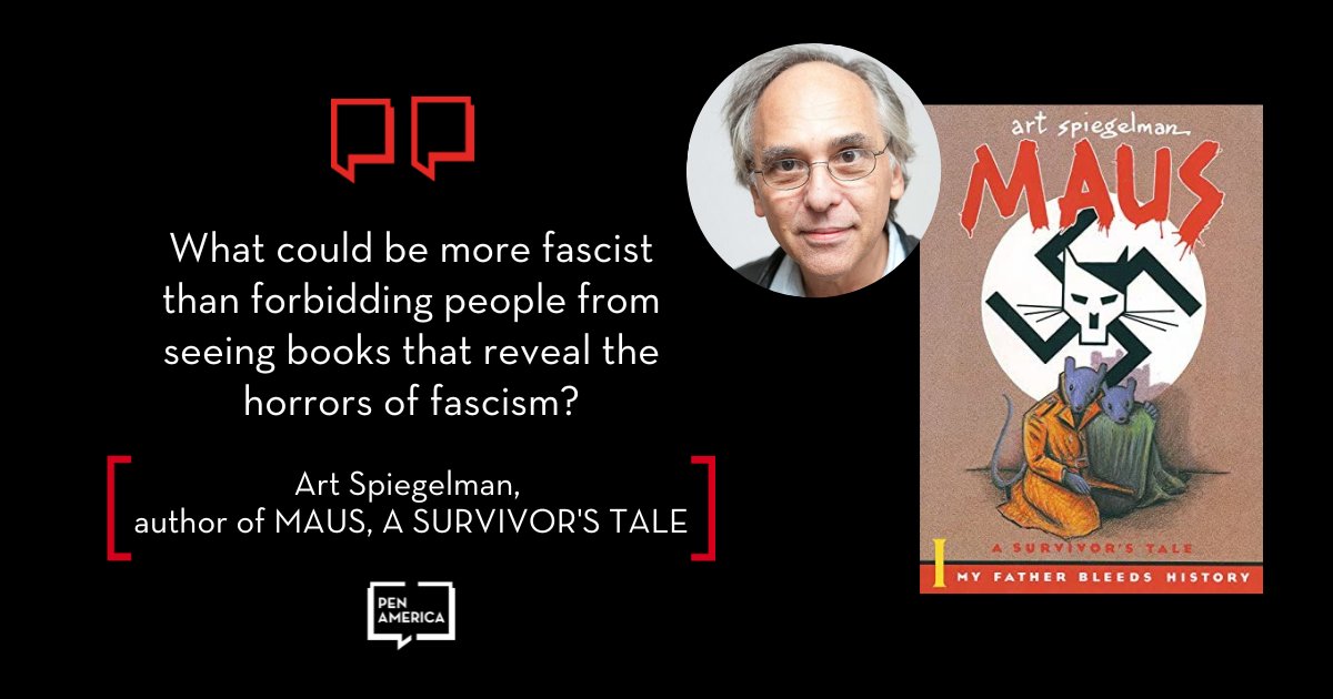The Missouri book bans also shelves #Maus, the acclaimed graphic novel by Art Spiegelman, who is being honored TONIGHT at the <a href="/nationalbook/">National Book Foundation</a> awards by fellow (banned) author <a href="/neilhimself/">Neil Gaiman</a>: publishingperspectives.com/2022/09/maus-a…