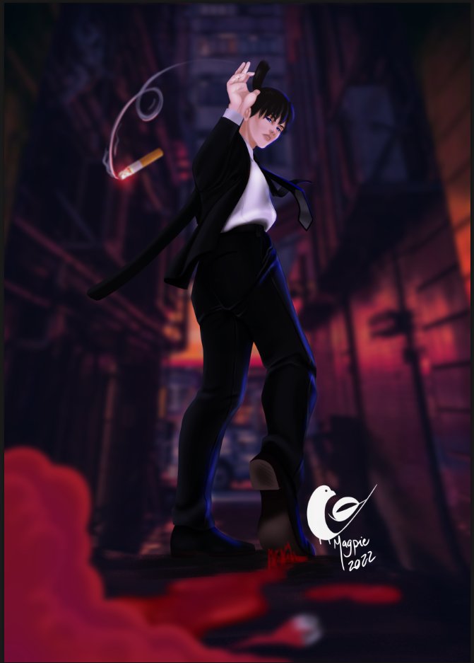 magpie_3d's tweet photo. Aki Hayakawa from #chainsawman is now available to buy :D 

https://t.co/pdkYcr5eri

#akihayakawa #fanart #digitalart #digital #painting https://t.co/6jI1f9ycyT