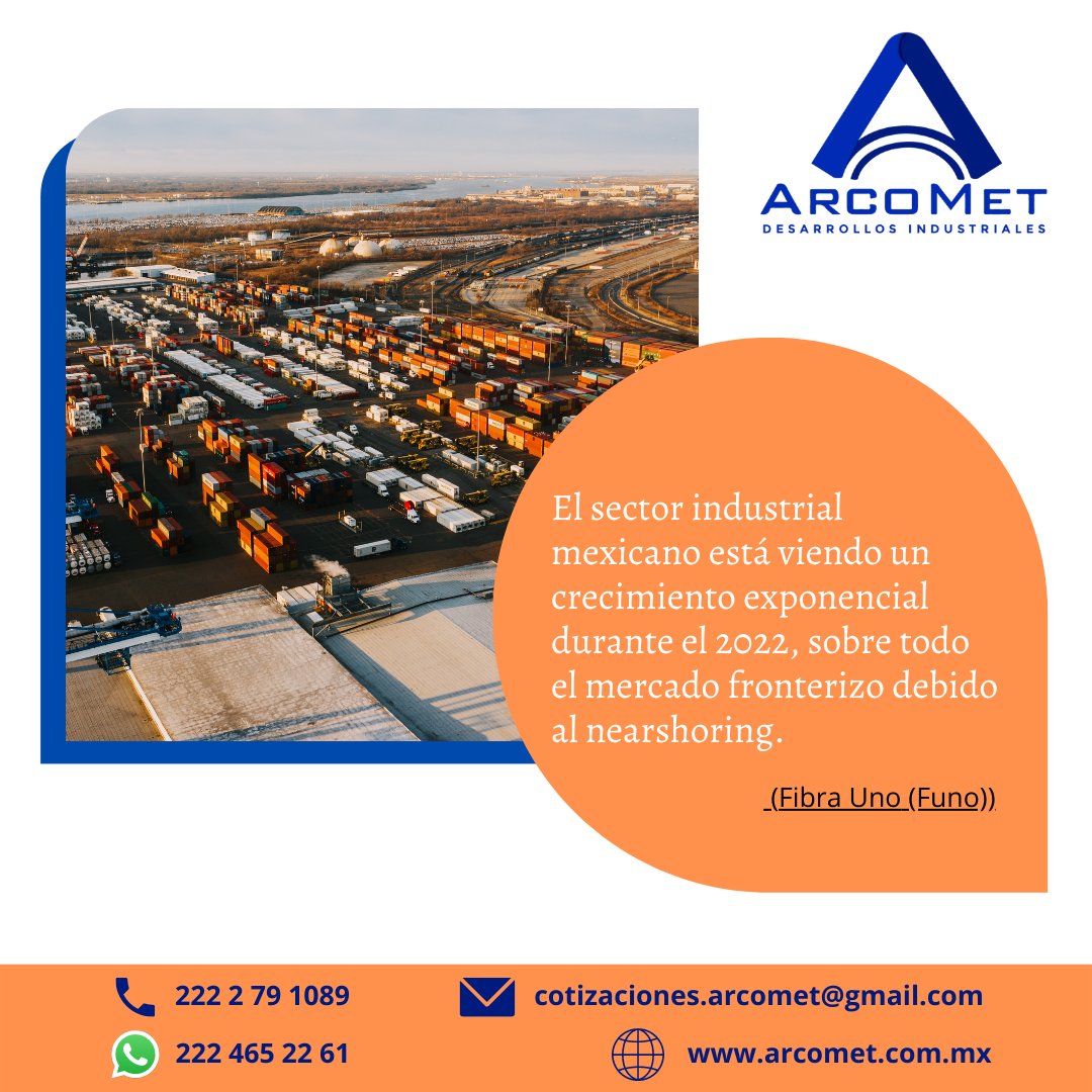 “Regiones como Tijuana, Ciudad Juárez y Reynosa registraron tasas de ocupación arriba del 99% debido a este modelo de comercio”
Fuente: Inmobiliare

#comercio #inmuebles #industria #bodega #desarrollo #inversion #mexico #parque #empresario #arquitectura #ingenieria #construccion