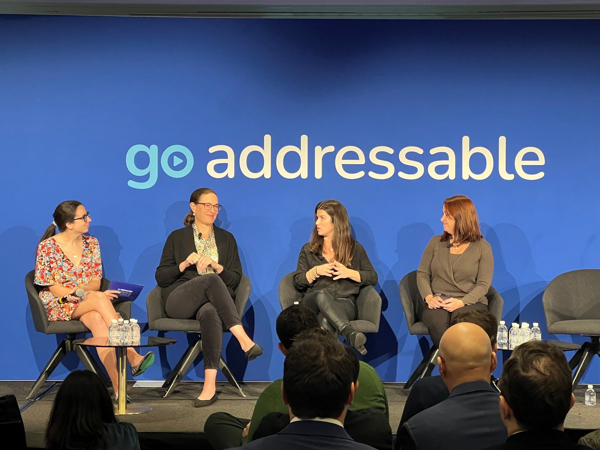 SpectrumReach's tweet image. &quot;One challenge has been speed to market. Look at how our marketplace has evolved - we can move faster now. Added are advancements in measurement and attribution that allow us to explain the value of #AddressableTV to the advertiser.&quot; -Kelly Metz, @GroupMWorldwide #GoAddressable