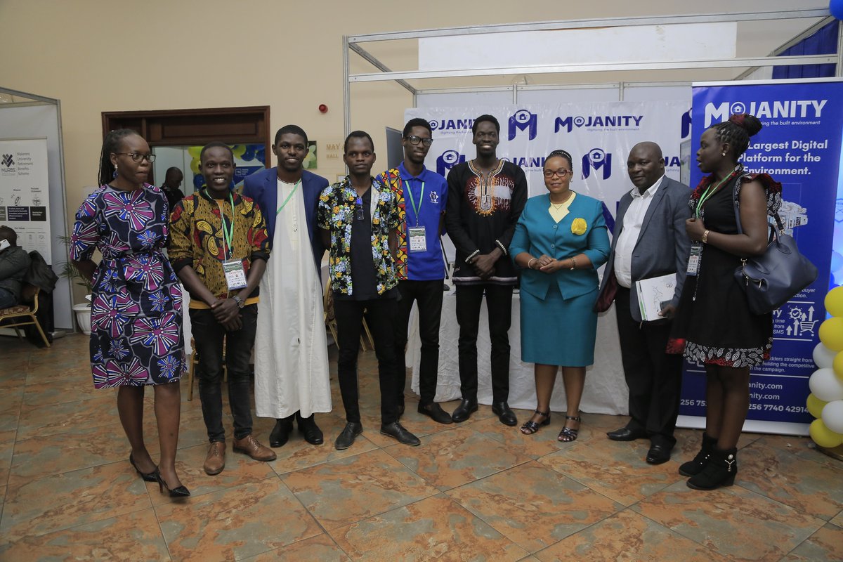 MojanityInc's tweet photo. We hosted The Minister of State, Housing Hon. Namuganza Persis Princess at our exhibition booth during at the 1st Annual Built Environment Conference. We practically demonstrated to her how we're leveraging digital twins to transform how we interact with the built environment. https://t.co/TlpdNj8TeH