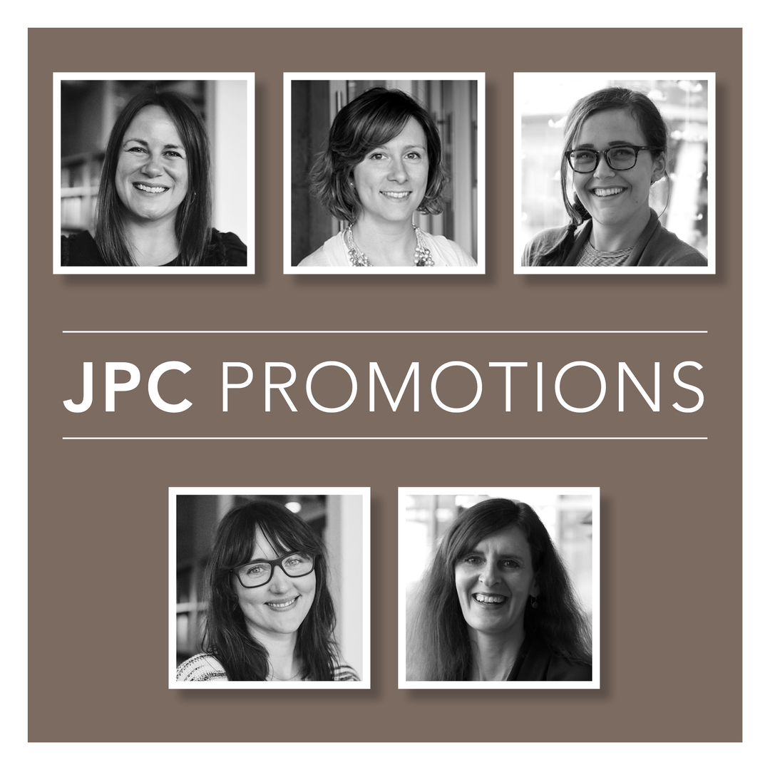 Join us in congratulating our recently promoted team members!  We couldn't be prouder of these talented individuals who we get to work with every day. 🎉

Carrie Smith 
Jerica Sifuentes 
Julie Glenn 
Tessa Vergari 
Julie Cygan