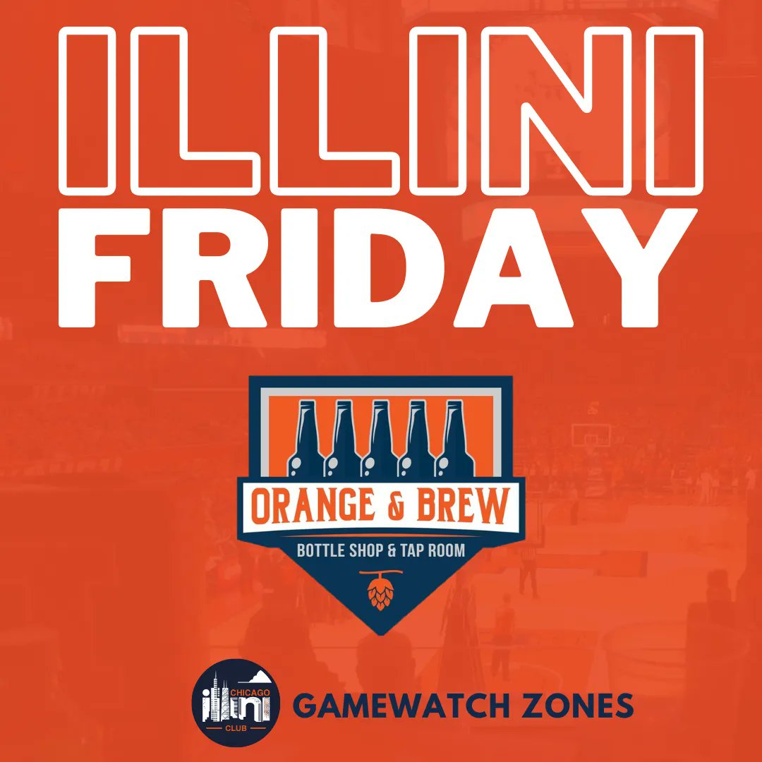 ChicagoILLINI's tweet photo. #ILLINI Basketball is Back!
Join us at Orange & Brew for our 1st Illini Basketball Game Watch of the season!
What: #19 #Illinois v. #8 UCLA
When: Friday, November 18th at 8:30 PM
Where: @OrangeNBrewTap (1027 Burlington Ave, Downers Grove, IL 60515)
#chiLLINI #WatchZone https://t.co/EbgdXMxGwr