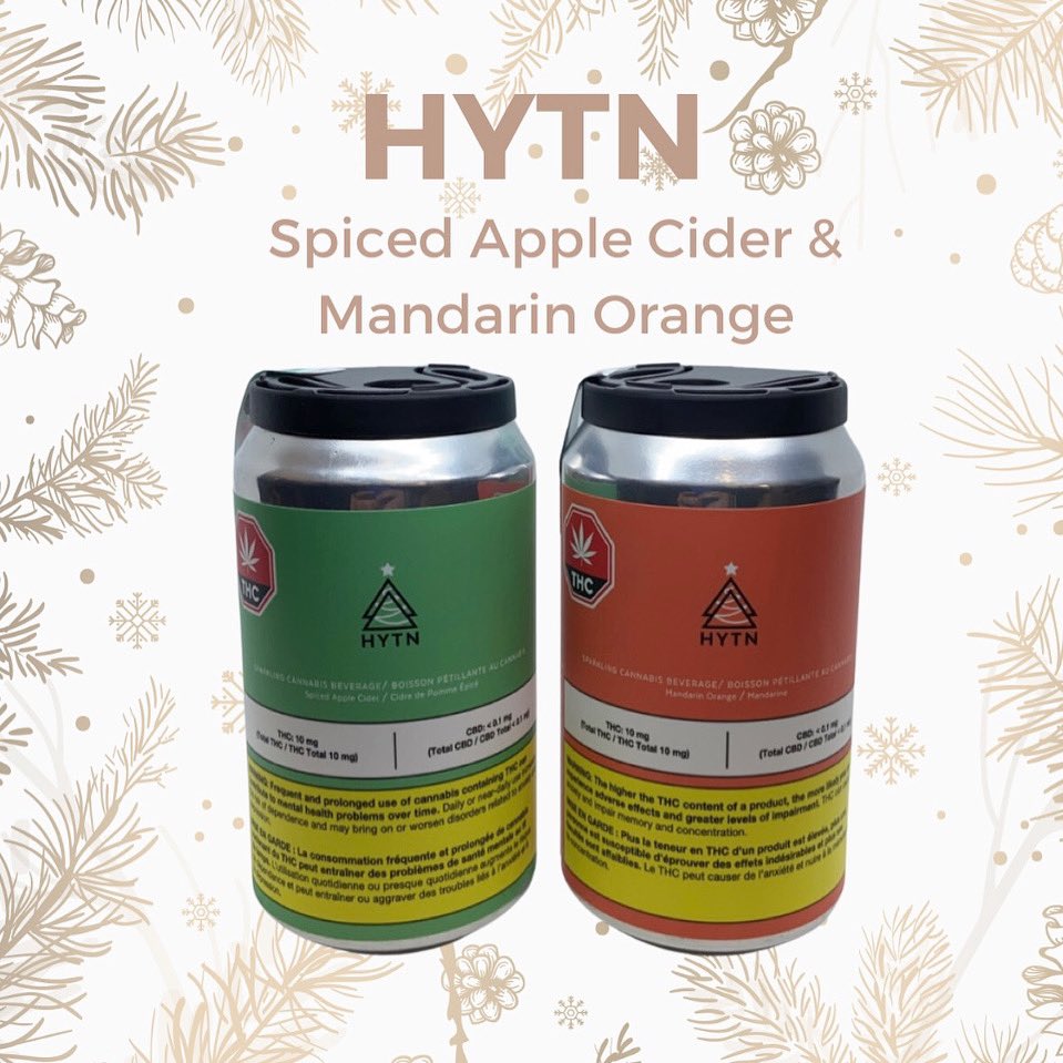 spiritleafmaple's tweet photo. Some tasty new holiday products available in store!!! @redecanca @HytnLife https://t.co/MTz0GLGrn2