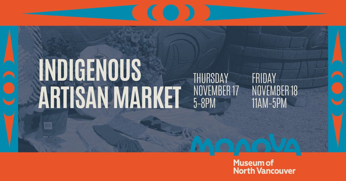 visitMONOVA's tweet photo. Start your holiday shopping early! Join us on November 17 and 18 for the Indigenous Artisan Market at MONOVA. 

Shop and support Indigenous artists and makers this holiday season!

Admission is free! Learn more and plan your visit at https://t.co/tOwz5sQspU https://t.co/y6eWpCC1Qv