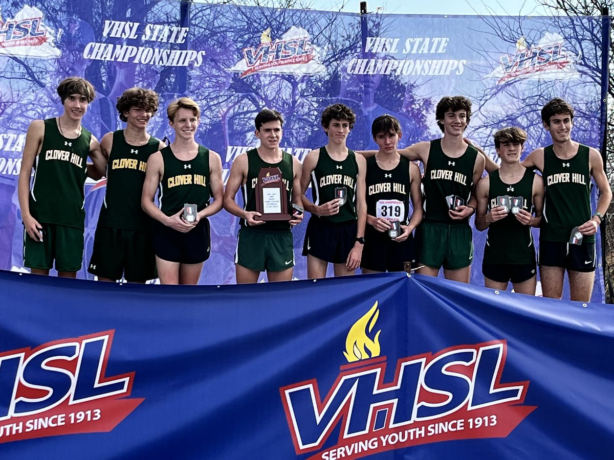 Congratulations to our VHSL Class 5 State Runner-up Boys Cross Country team! Awesome group of student athletes! #Gocavs @CHHSAthletics @cloverhillhs @ccpsinfo