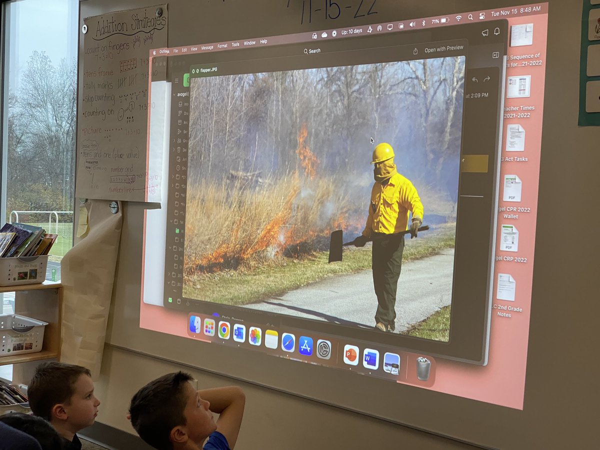 Yesterday, we noticed that our prairie was being mowed over. We took a few minutes to research the benefits of mowing or burning prairies. <a href="/SoutheasternEl1/">Southeastern Elementary</a>