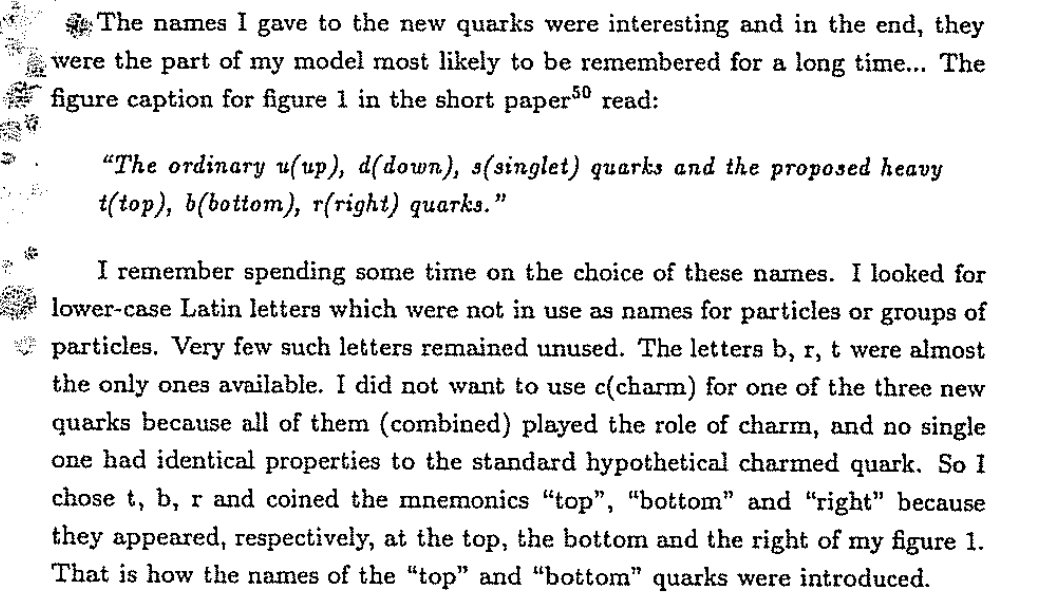 dangaristo's tweet image. Harari on why he chose &quot;top&quot; and &quot;bottom&quot;—didn&apos;t realize he also tried to stultify &quot;charm&quot; into &quot;right.&quot;
s3.cern.ch/inspire-prod-f…