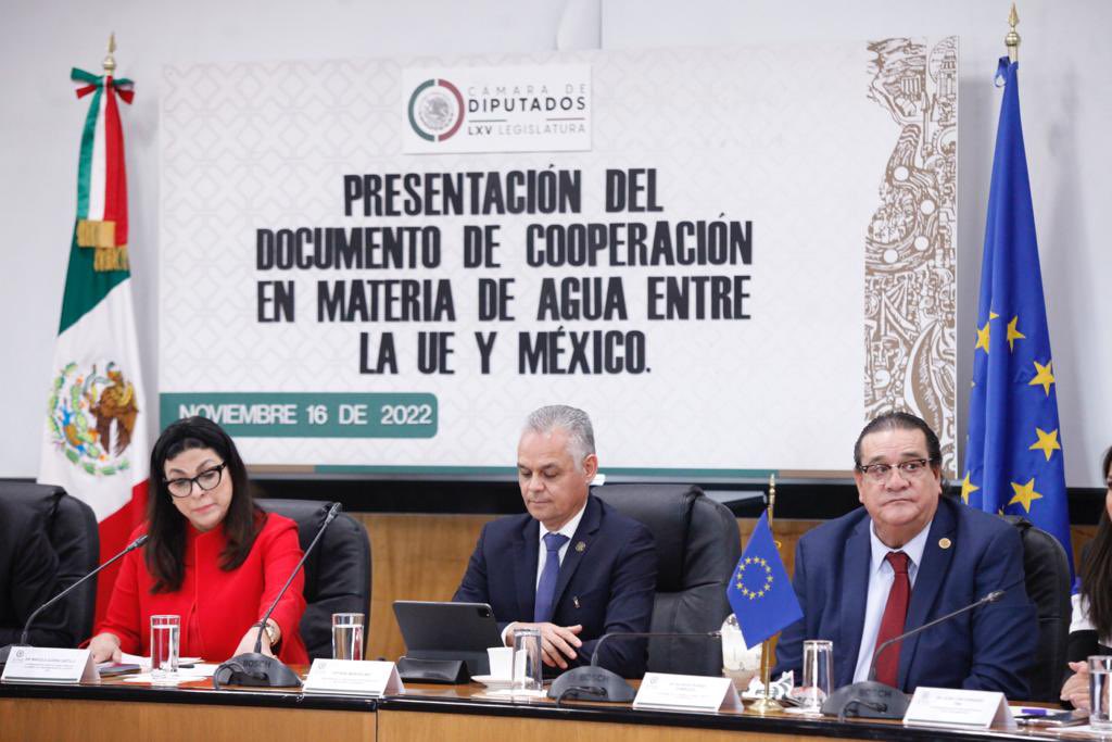 Este día participamos en la Presentación del documento: Cooperación en Materia de agua entre Unión Europea y México, un tema de trascendental importancia para nuestro país. 🇲🇽