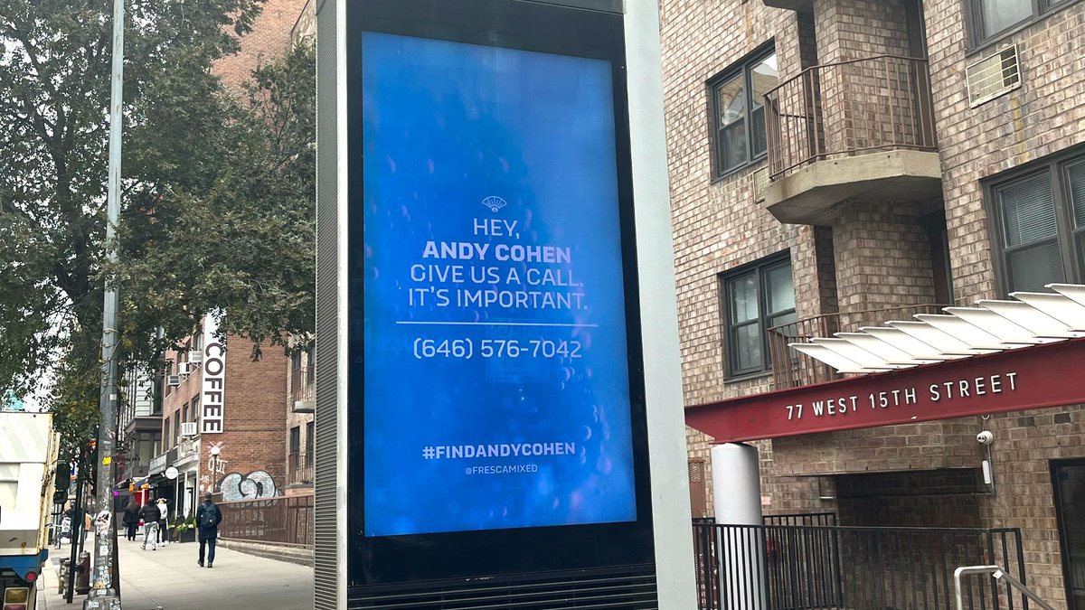 Alright <a href="/Andy/">Andy Cohen</a> Cohen, we’ve done all we can. The grapefruit is in your court now. #FindAndyCohen
