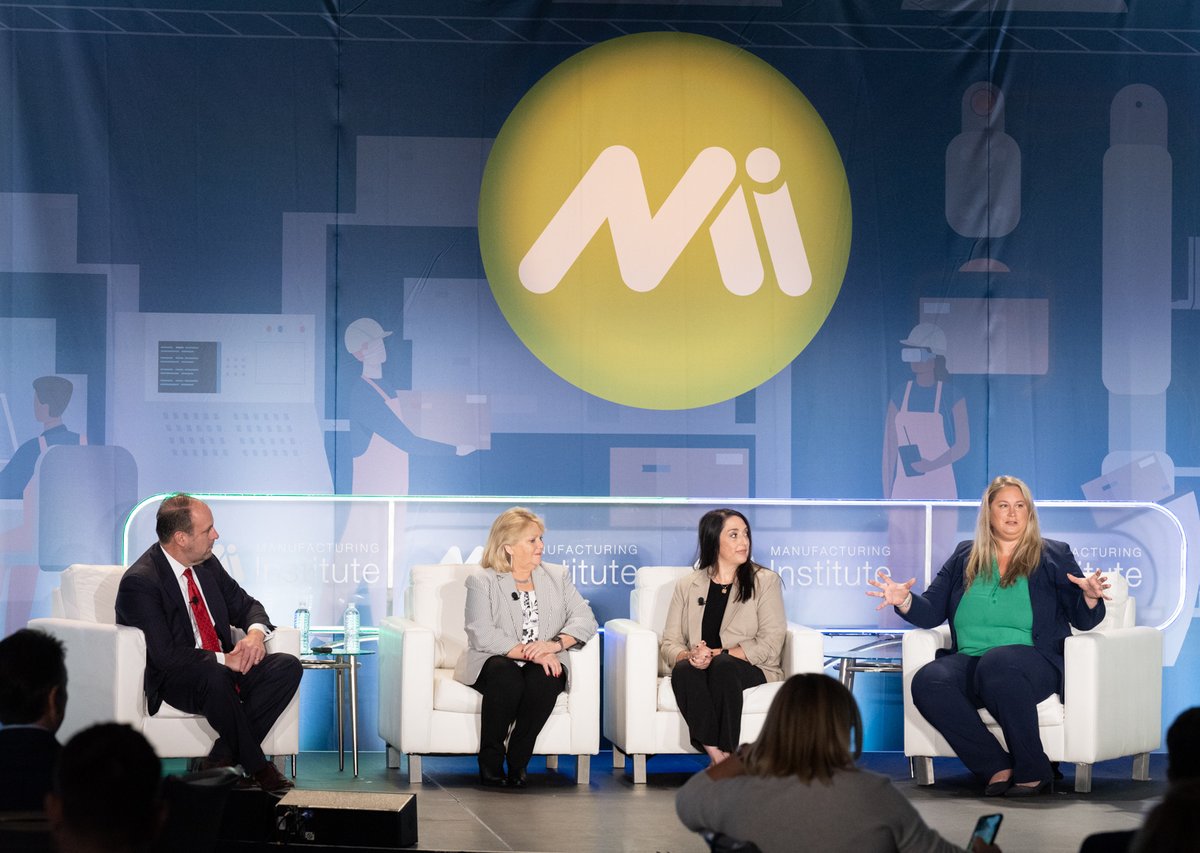TheMfgInstitute's tweet photo. What happens when you bring a diverse array of stakeholders together to talk about the manufacturing workforce of today and tomorrow? Find out with our recap of the MI's 2022 Workforce Summit and FAME National Conference: https://t.co/1gIh4cgQch #MFGWorkforce22 #FAMEworks https://t.co/ZDXc9R5idh