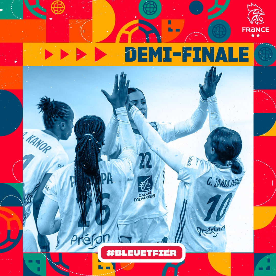 DIRECTION LA DEMI-FINALE 🤩🔥
Les BLEUES affronteront la Norvège vendredi pour tenter de décrocher une place pour la finale de l'EHF EURO ! 🇫🇷⚡🇳🇴
#BLEUETFIER #EHFEURO
