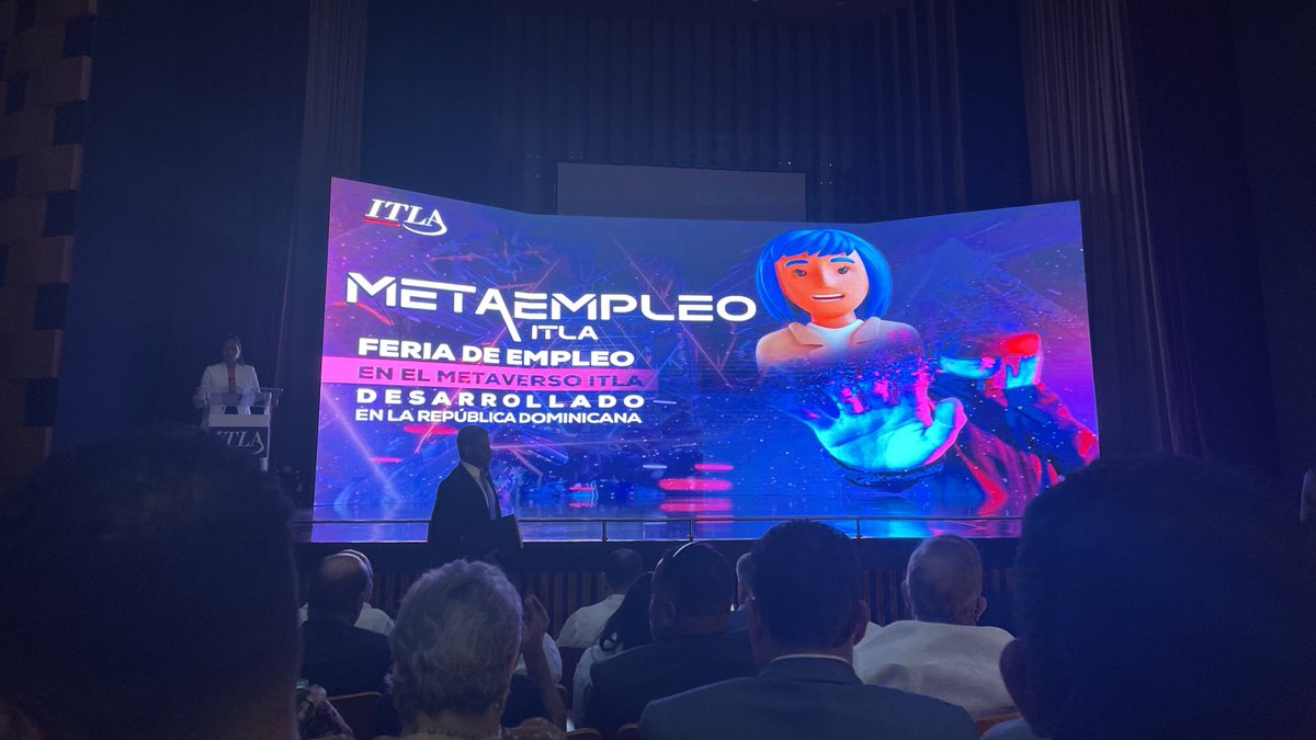 jesusmedinado's tweet image. Siendo parte de la “Primera Feria de Empleo en Metaverso del @ITLARD”, encabezada por el presidente de la República, @luisabinader y el rector @Rec_OmarMendez. 

#MetaEmpleo #Metaverso #ITLAS