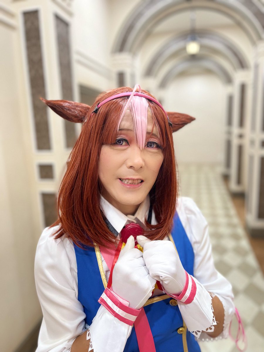 ウマ娘 コスプレ メイショウドトウ 靴24ウィッグ 耳 尾 バッグ Mサイズ