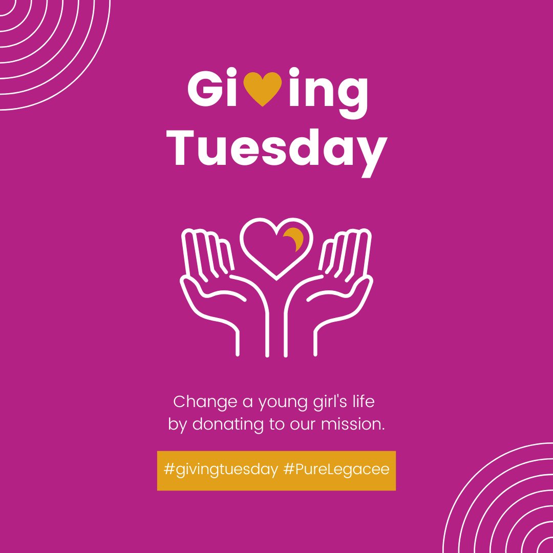 _purelegacee's tweet photo. Giving Tuesday is November 29th! 

Change a young girl's life by donating to our mission.  

 #purelegacee #alternativetoincarceration  #nonprofit #Fostercare #youth https://t.co/FNM4aTYsGs