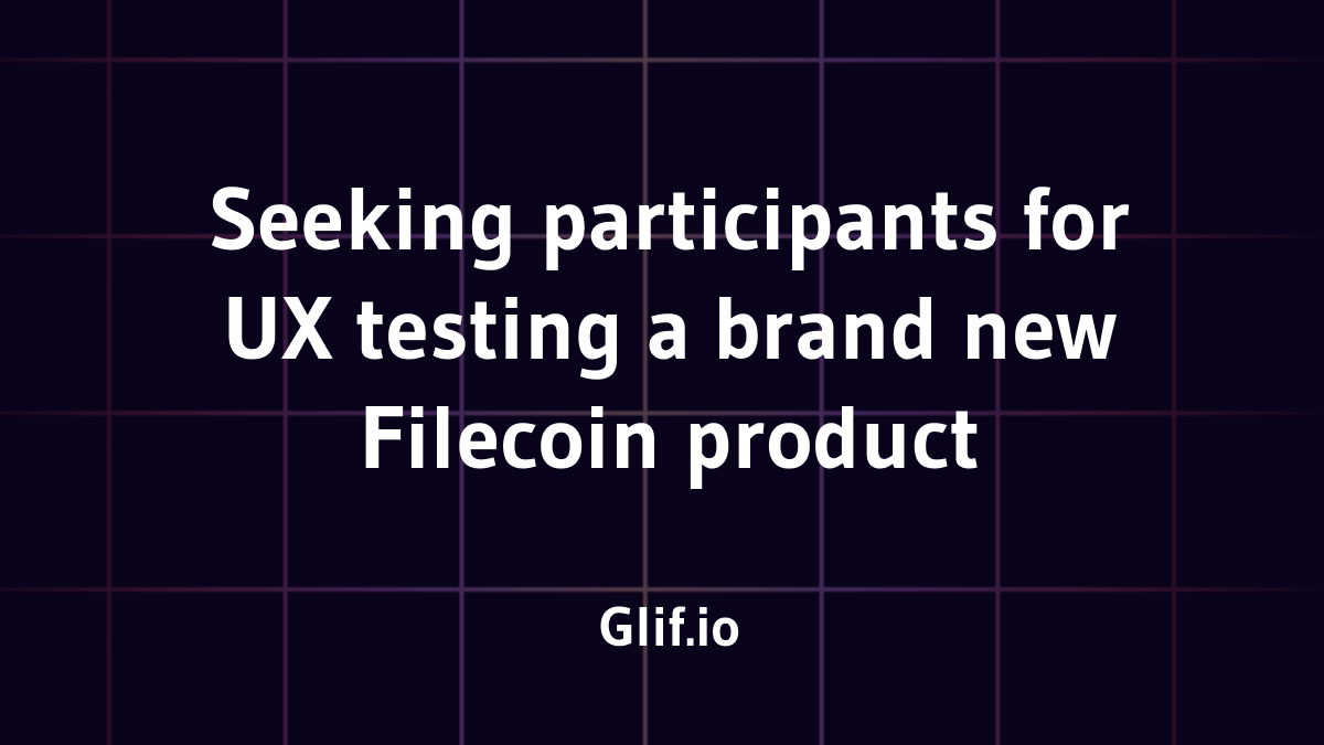 With the launch of the FVM around the corner, we at Glif are pretty excited to be working on a much-needed protocol to support the Filecoin ecosystem. 
If you're a $FIL holder or SP, we want your feedback. 
survey.alchemer.eu/s3/90508689/ne…
#Filecoin