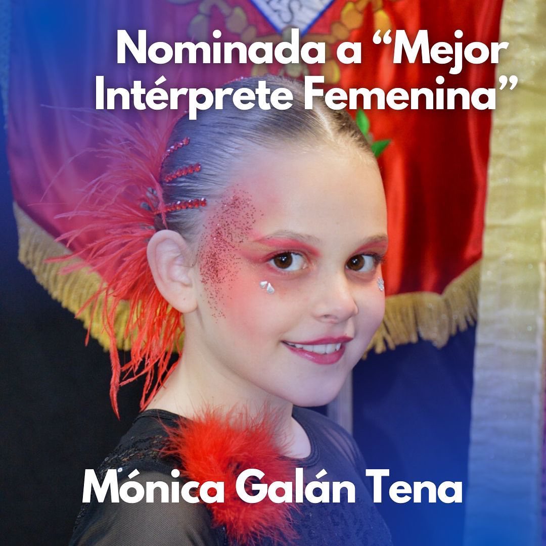 ¡Estamos de enhorabuena! Nuestro grupo de playbacks infantil está en la final del concurso de playbacks de JCF en Categoría B. Además, están nominados a “Mejor Vestuario”, “Mejor Decorado” y “Mejor Intérprete Femenina” con Mónica Galán Tena👏🏼❤️
