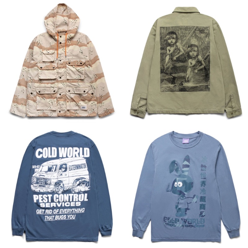 bodega's tweet photo. New arrivals from Cold World Frozen Goods are available now online at Bodega - Free USA shipping on orders over $200 - Use code: SHIPPING2022. #coldworldfrozengoods #bodega