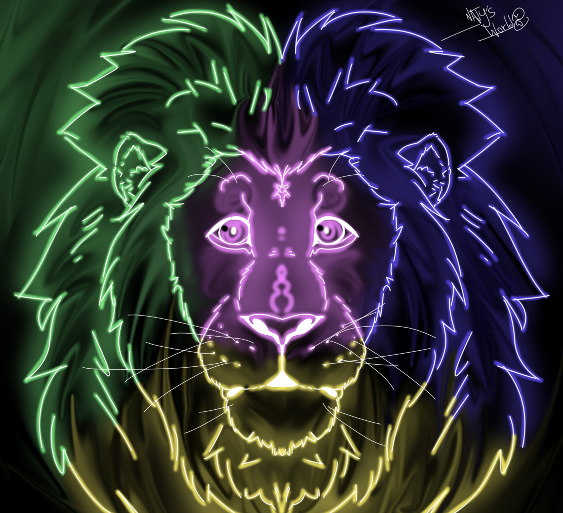 NatysArts's tweet photo. El mero mero #León que eh hecho hasta ahora!!!
#LucesNeon #Furry #Art https://t.co/yKjVlySExP