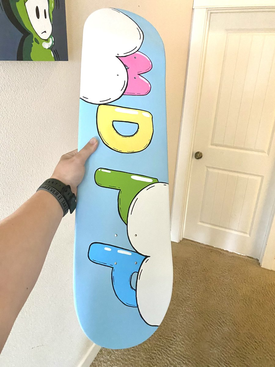 DotsPajamas's tweet photo. Thank you for supporting NDPP
Holders rewards! (Hand craft skateboard)
Raffle for free
Like + rt must hold 1 @NaughtyDots 
Winner will announce tomorrow 11-17-2022 pst
Holders only!
Comment your dots here!
One winner!
Good luck fam!
#NDPP https://t.co/CuEpEwMDDV