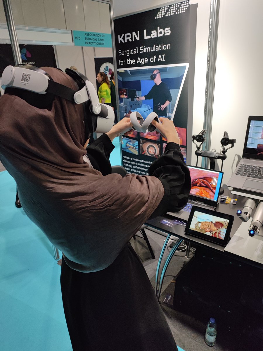 KrnLabs's tweet photo. #FS22 was a wonderful time for us!
A lot of talks, workable meetings, and great feedback ... We have tons of new energy for further work for the #futuresurgery!

Thank you all for stopping by #KRNLabs &amp; #Follou stand and experiencing our products related to #haptic #VR #surgery. https://t.co/q3l2iEiJks