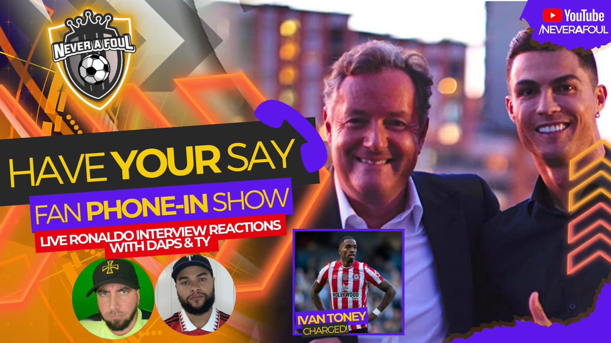 🚨 Live Now - youtu.be/PSWBtfHwzWw

🥷 Cristiano Ronaldo Slams Wayne Rooney and Gary Neville! But Is He Right? 

☎️ Viewers, Come And Have Your Say!!!!

✅ And Become A Member On Stream! 

🎙 Join <a href="/TyroneMc__/">Ty Sports 🎙🇰🇳</a> &amp; <a href="/MCFCDaps/">MCFCDaps - City Til I Die</a>