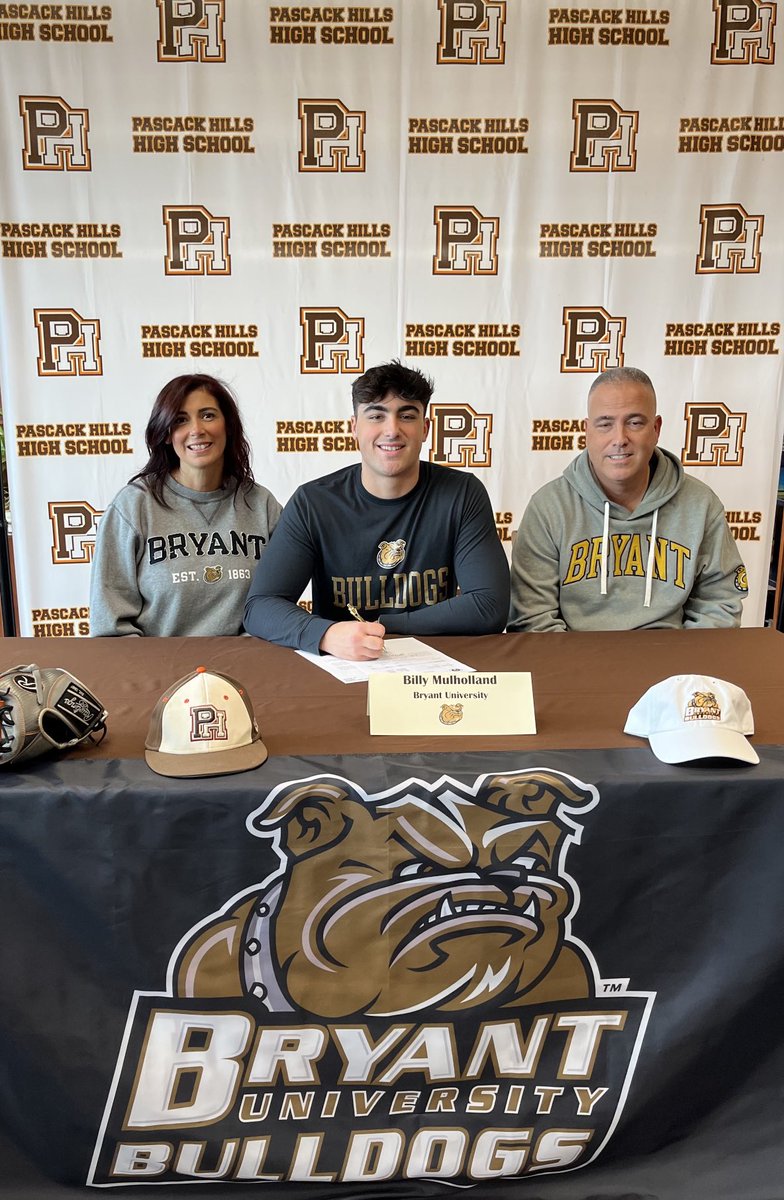 Congratulations Billy Mulholland who will continue his baseball career at Bryant College! Good luck Billy!