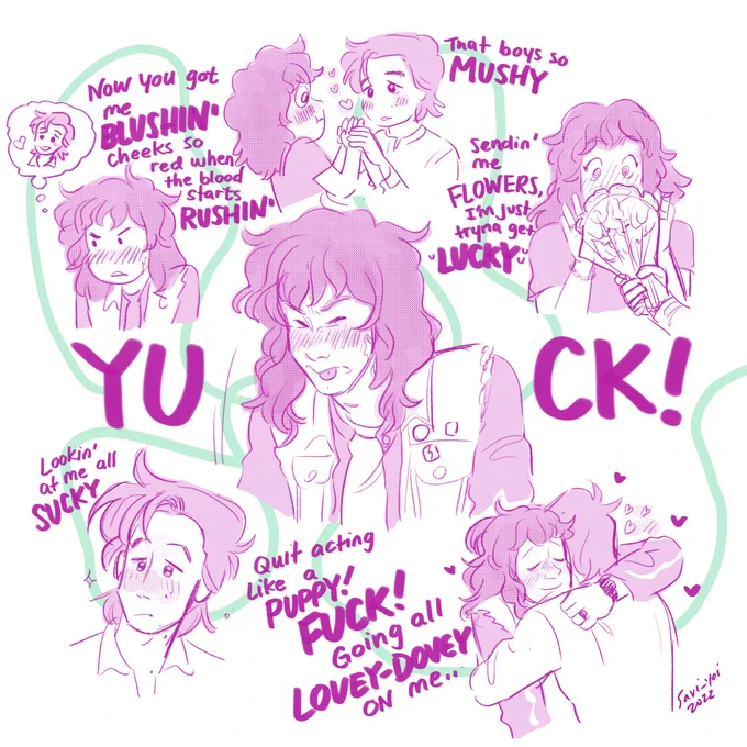 Drew this so I can get this song out of my head!
(Yuck by charlixcx) 