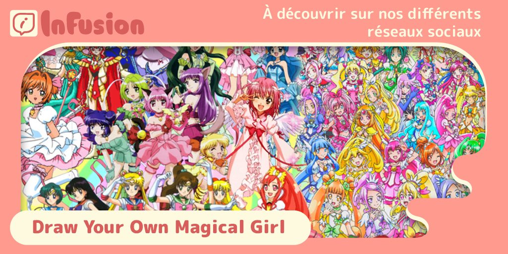 infusioninc_'s tweet photo. Que diriez-vous de pouvoir créer votre propre Magical Girl ? C’est désormais possible grâce à notre #DrawYourOwnMagicalGirl challenge !
Les débutants en dessin sont les bienvenus ! Tous les formats sont acceptés, alors amusez-vous bien ! 
Instructions et modèle en dessous ⬇️ https://t.co/K0qLzfJGFU