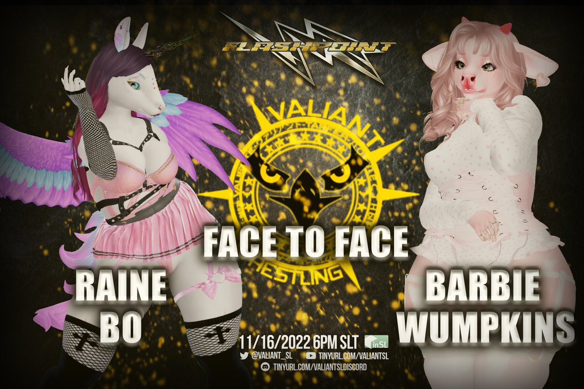 It's #Flashpoint Wednesday, are we ready?!

Things have been heating up between these individuals and tonight they come face to face!

<a href="/WhereMyMeowMix/">Sprockket</a>, @PapiPowerhouse and <a href="/RickBloodrose/">Rick Bloodrose</a> will "discuss" last week's altercation.

<a href="/TheRaineBo/">Raine Bo</a> and @BarbieKinsx have some choice words!