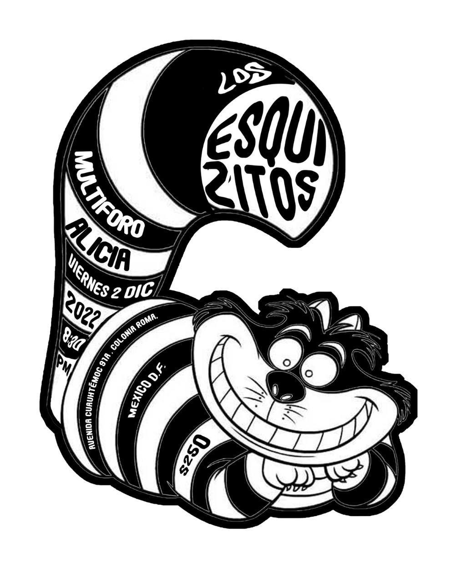 multiforoalicio's tweet image. "Adios Alicia;
Hola botella de mezcal"
En desconcierto
Los @esquizitos 
 Viernes 02 de diciembre de 2022, 20:30 Hrs.  $250.00
BOLETOS EN EL ALICIA 
Diseño: @alex_garrick 
wegow.com/es-es/conciert…