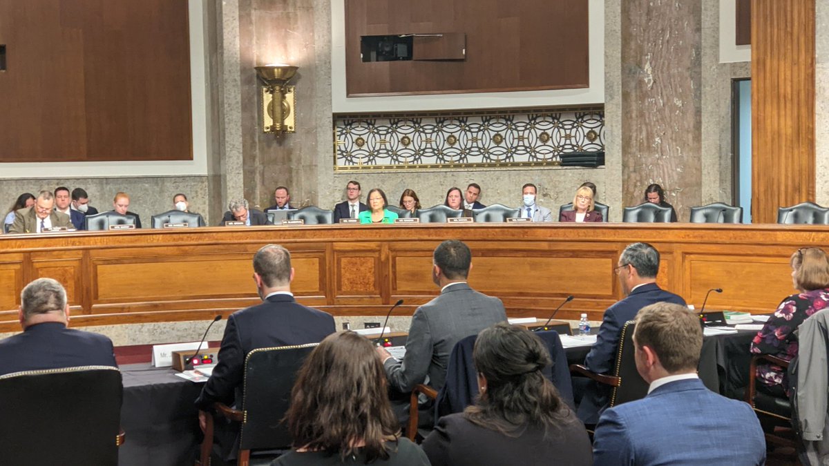 .<a href="/SenBlumenthal/">Richard Blumenthal</a> asks VA what protocol is for following up after toxic exposure evals for vets, and, natch, VA says they "are working on that."

Really? VA doesn't have health care protocols for treating toxic exposure? 

It's 2022, VA, not 1822.

<a href="/NatlDefenseCtte/">Nat'l Defense Ctte</a>'s on it.