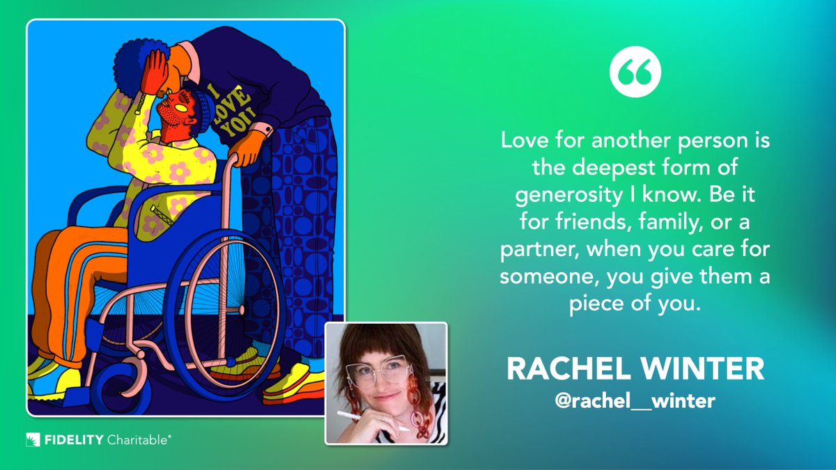 Fidelity Charitable® (@fidelitychrtbl) on Twitter photo Vibrant colors and wild patterns are Canadian illustrator Rachel Winter’s tools to capture her audience’s attention and leave them with a lasting impression. We’re honored to feature her vibrant work into the #ArtofGenerosity. <a href="/rachel_winter/">Rachel Winter</a> Vibrant colors and wild patterns are Canadian illustrator Rachel Winter’s tools to capture her audience’s attention and leave them with a lasting impression. We’re honored to feature her vibrant work into the #ArtofGenerosity. <a href="/rachel_winter/">Rachel Winter</a>